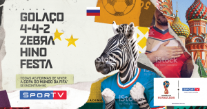 Imagem da campanha do SporTV pra Copa